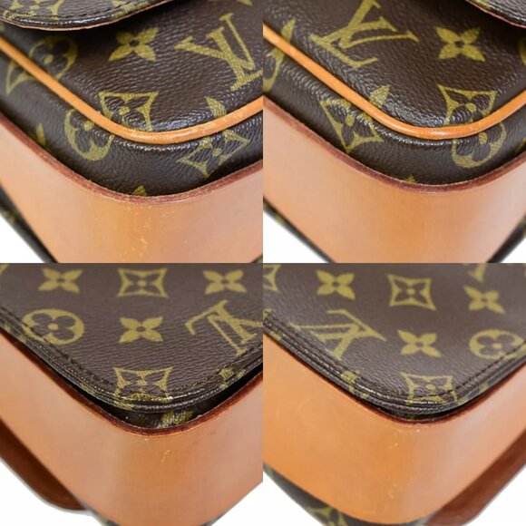 LOUIS VUITTON Cartouchiere GM Shoulder Bag Monogram Leather Brown - Picture 12 of 16